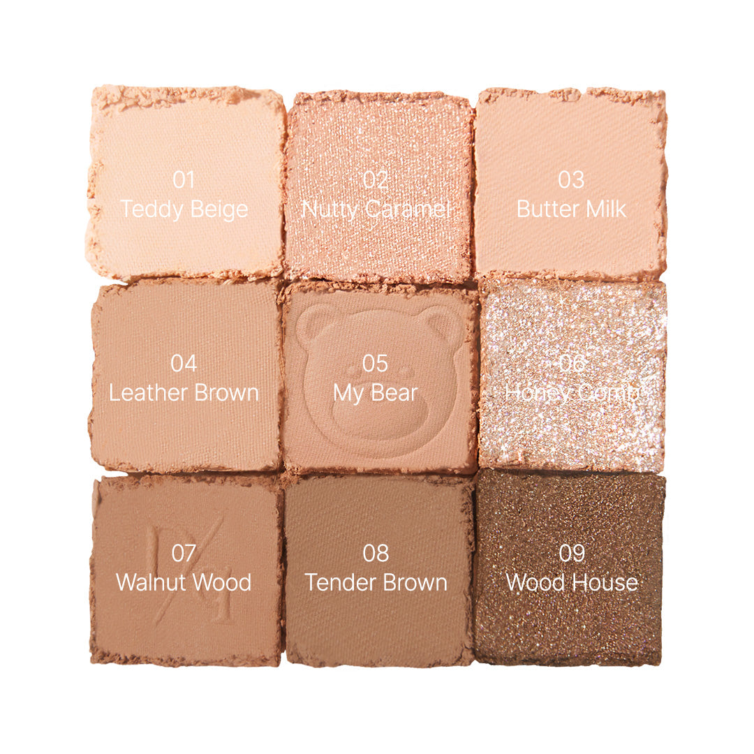 Eyeshadow Palette 28 Brown Bear
