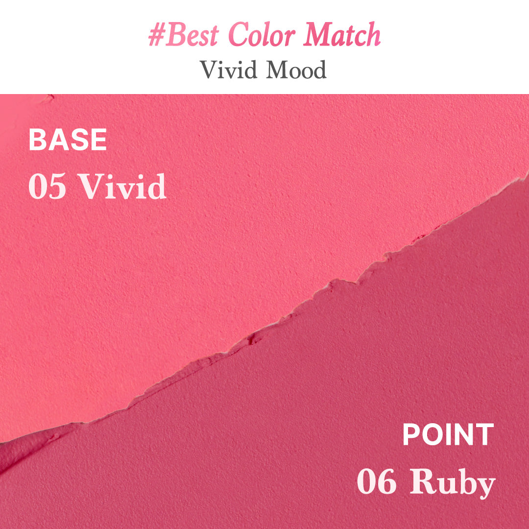 Mood Painting Lip & Cheek Palette 03 Pink Coloring