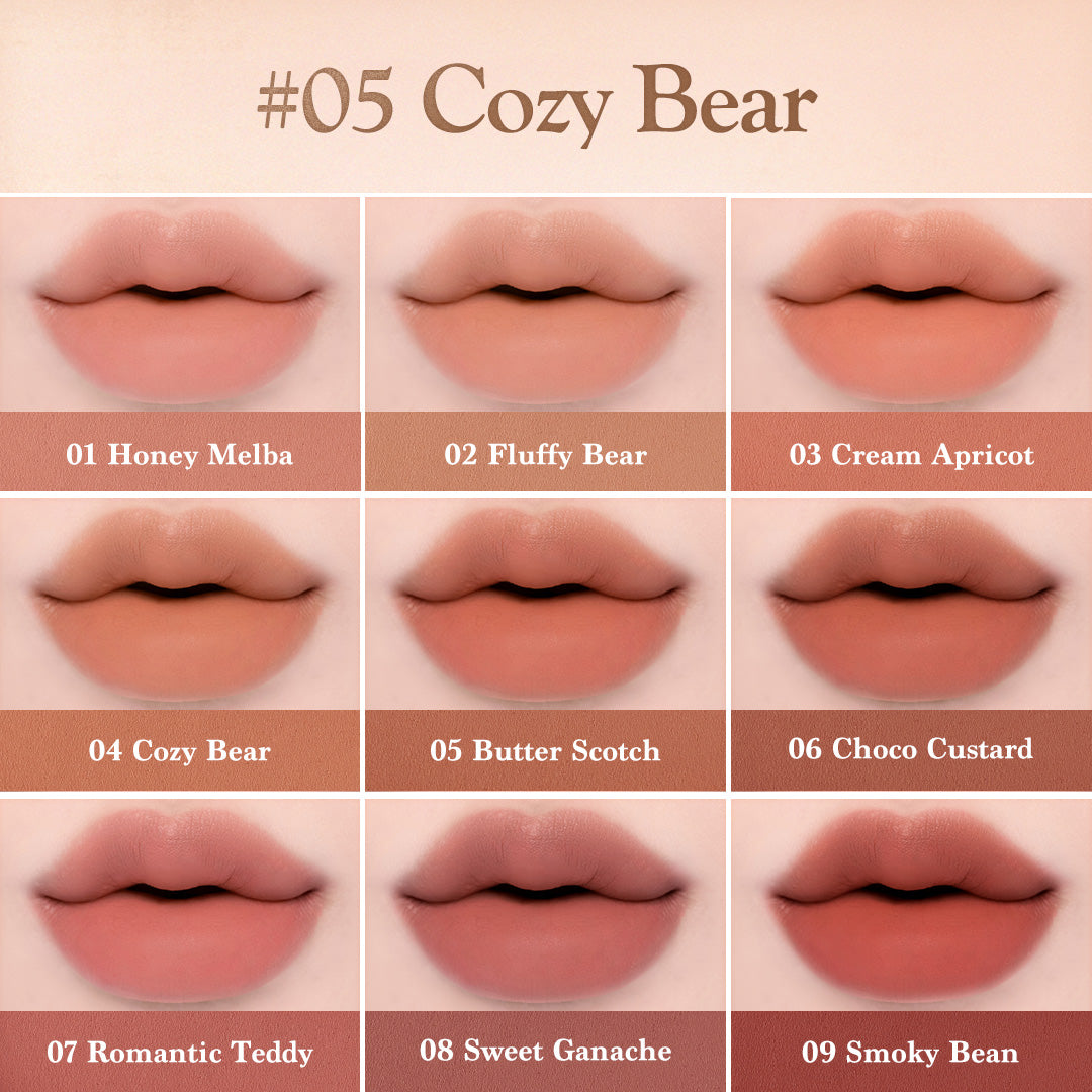 Mood Painting Lip & Cheek Palette 05 Cozy Bear