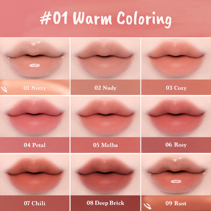 Mood Painting Lip &amp; Cheek Palette 01 Warm Coloring