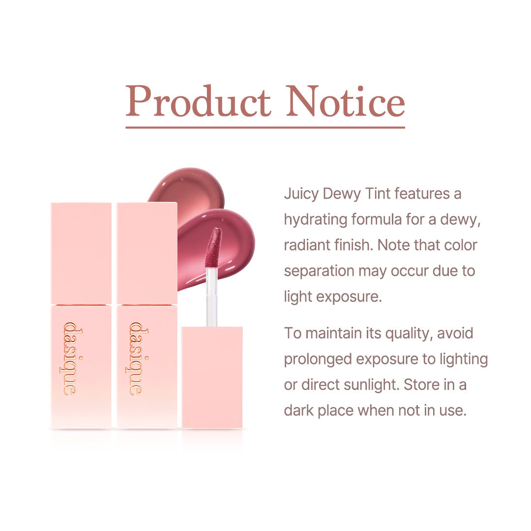 Juicy Dewy Lip Tint Rose Milk Tea Collection