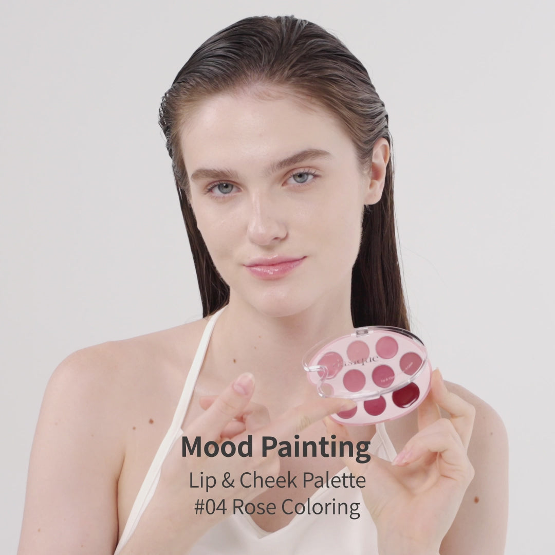 Mood Painting Lip &amp; Cheek Palette 04 Rose Coloring