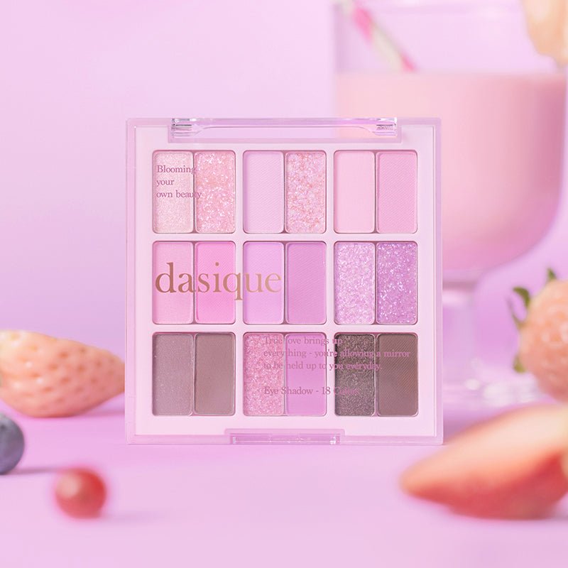 Dasique | 18 Shade Glitter Eyeshadow Palette : Berry Smoothie